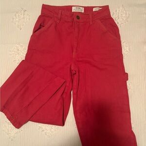 CottonOn Red Carpenter Jeans